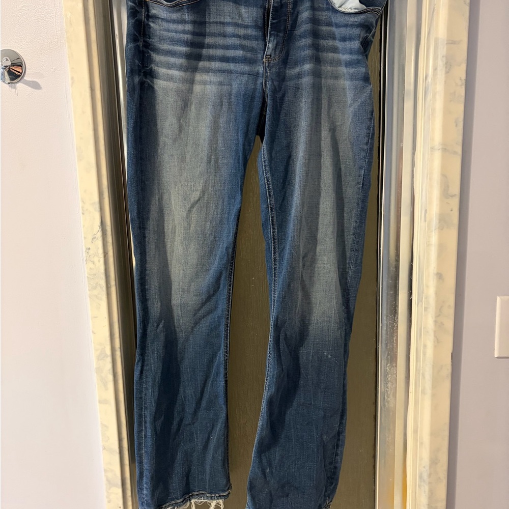 BKE Women's Boot Cut Jeans - Blue